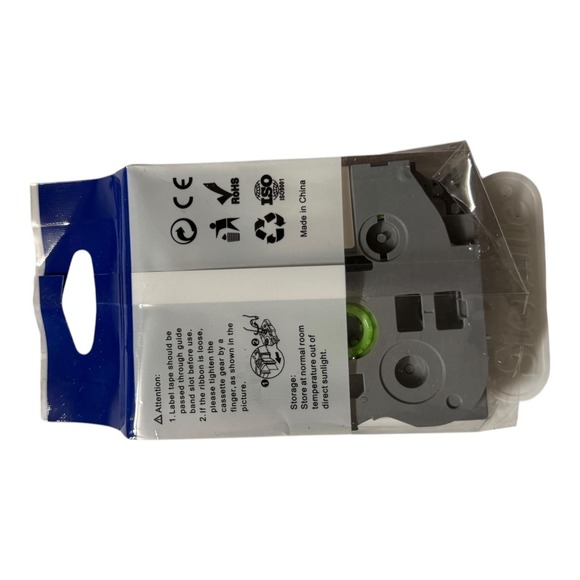 18mm TZ Label Tape 0.7in x‎ 26.2ft – 4 Pack – Compatible with Brother P-Touch - Picture 1 of 8